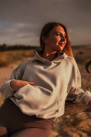 Sand Hoodie With Pocket