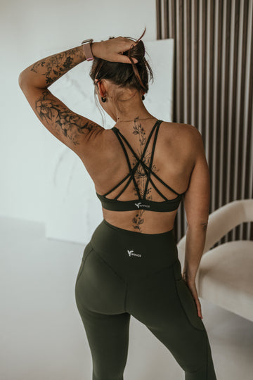 Forest Green augsta atbalsta krūšturis