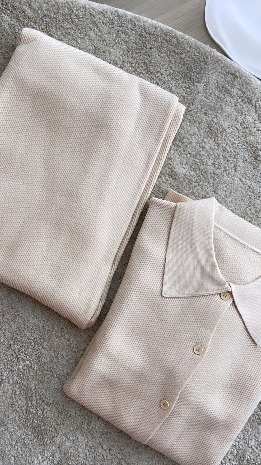 Ease in Knit Vanilla Loungewear