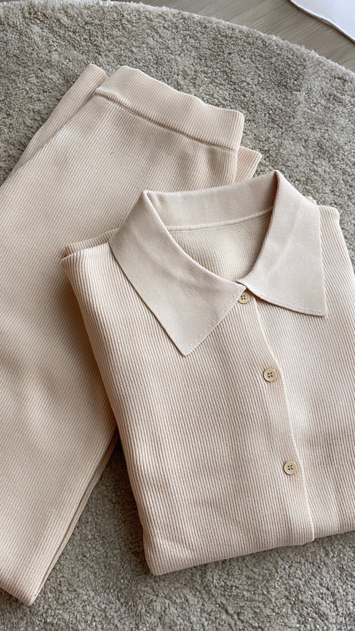 Ease in Knit Vanilla Loungewear