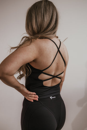 Black Performance High Support Top