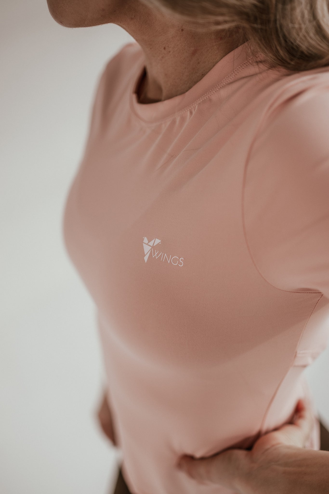 Light Rose Open Back T-shirt