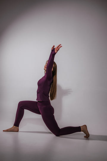 Midnight Purple Seamless Tights