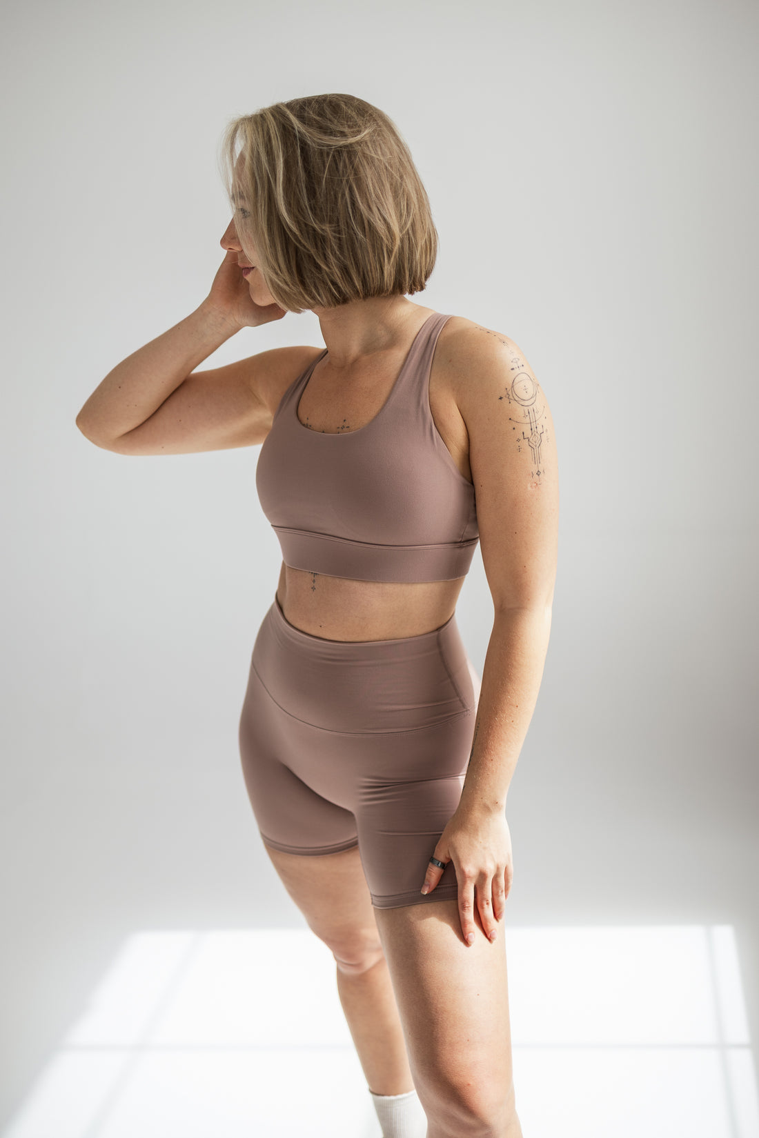 Peach Nude Sculpting šorti