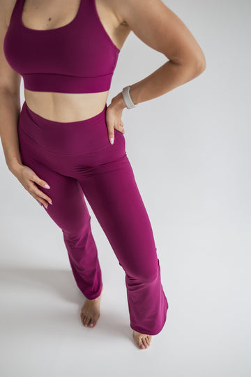Wild Orchid Sculpt Flare Tights