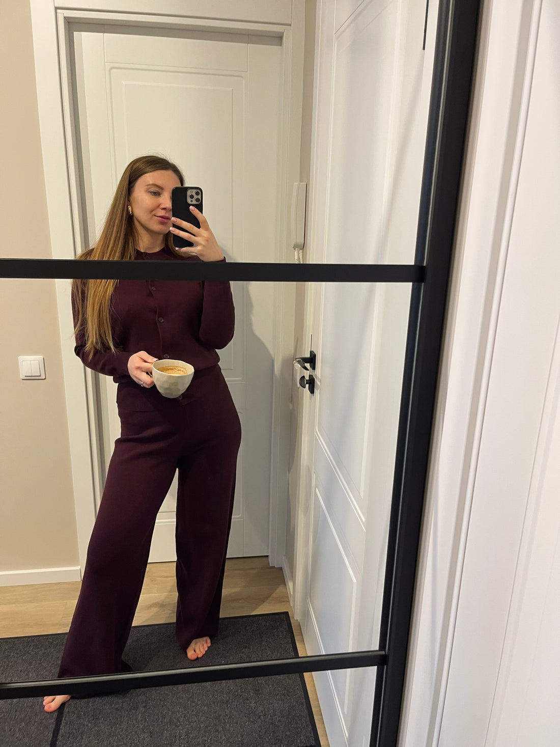 Soft Touch Dark Mulberry Loungewear