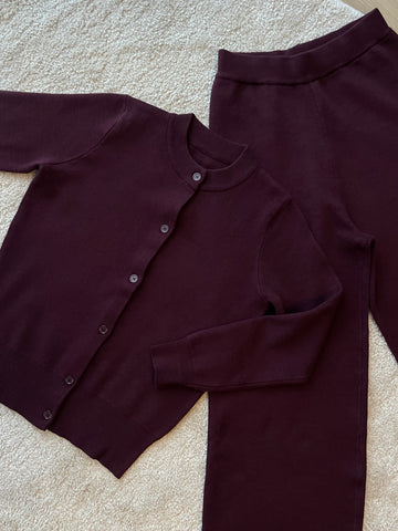 Soft Touch Dark Mulberry Loungewear