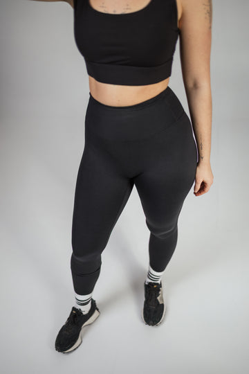 Black Shape Seamless Tights