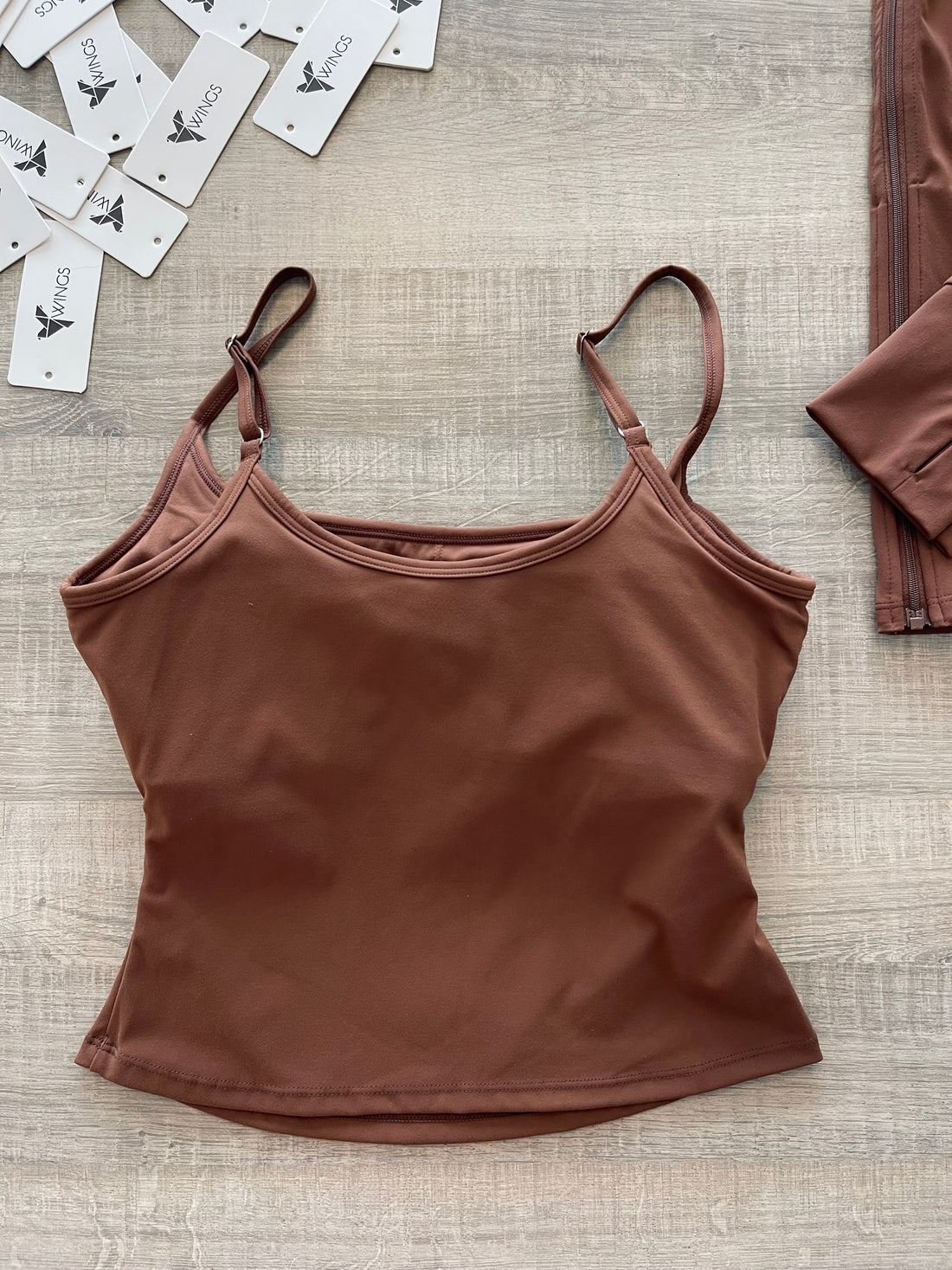 Choclate Strap augsta atbalsta tops