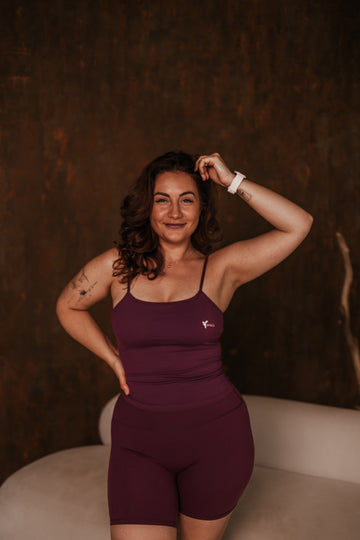 Berry Strap High Support Top
