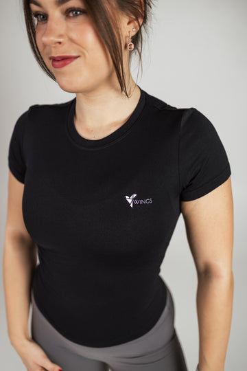 Black Sculpt Motion T-shirt