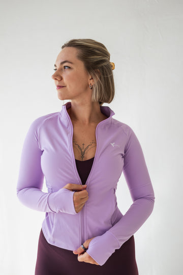 Lavender Sculpt Full Lenght Jacket
