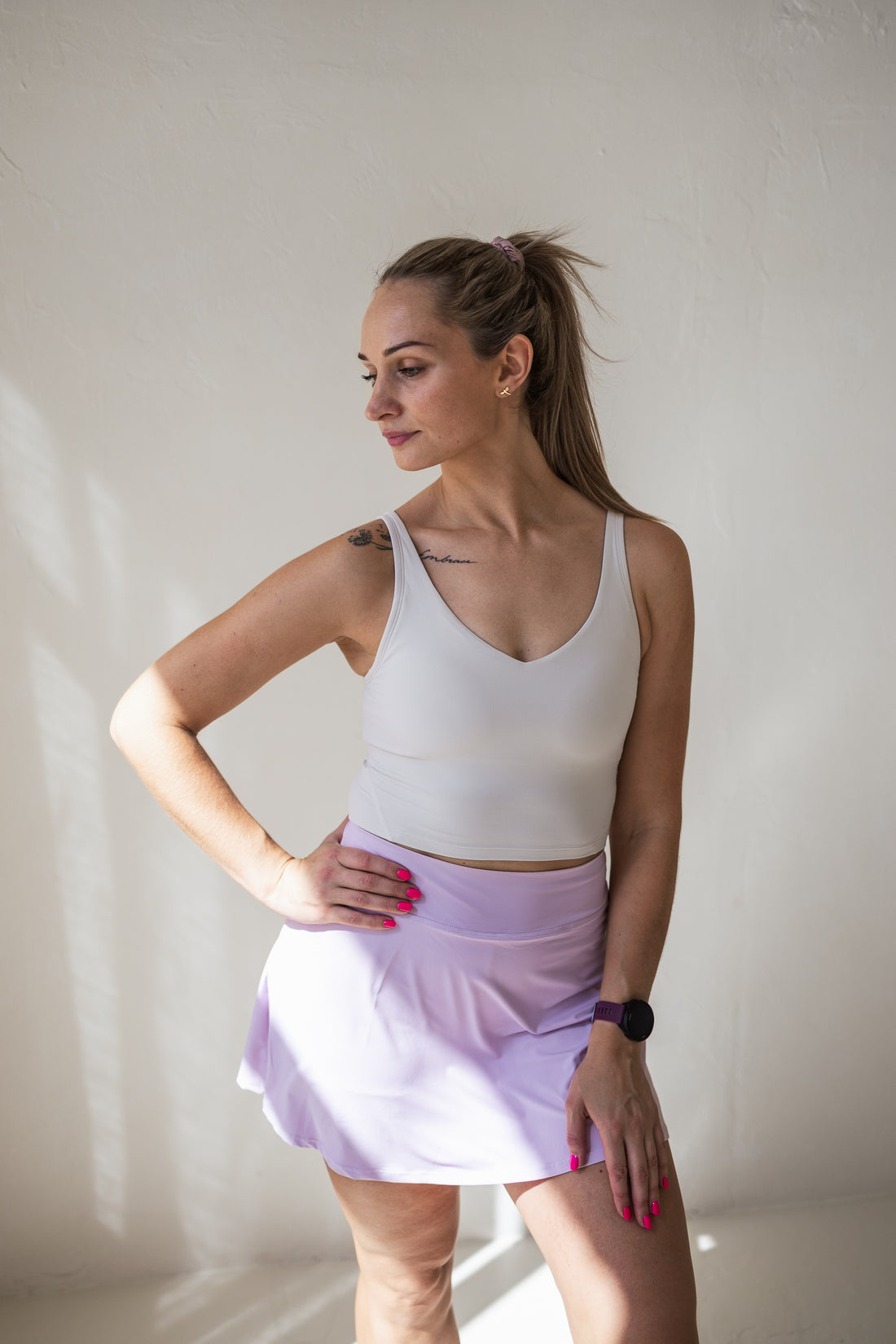 Beige Sense 2in1 augsta atbalsta tops 