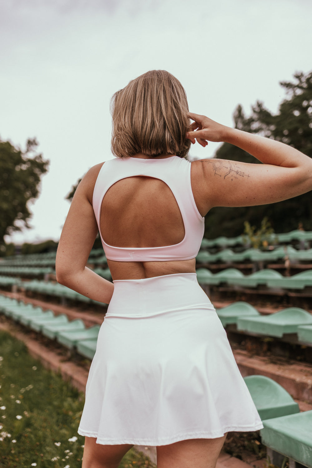 White Tennis Skirt