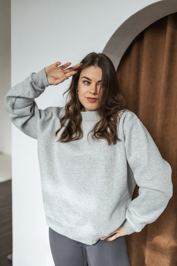 Grey Cloud Comfort Sweater