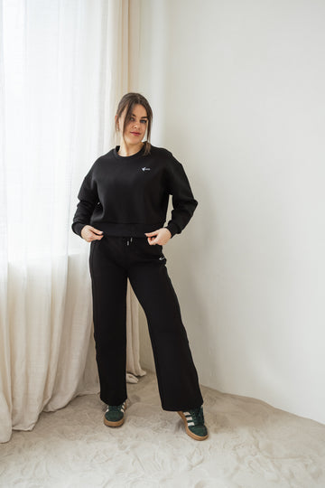 Night Black Soft Lounge Sweatpants