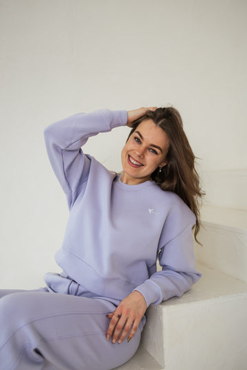 Lavender Soft Lounge Sweater