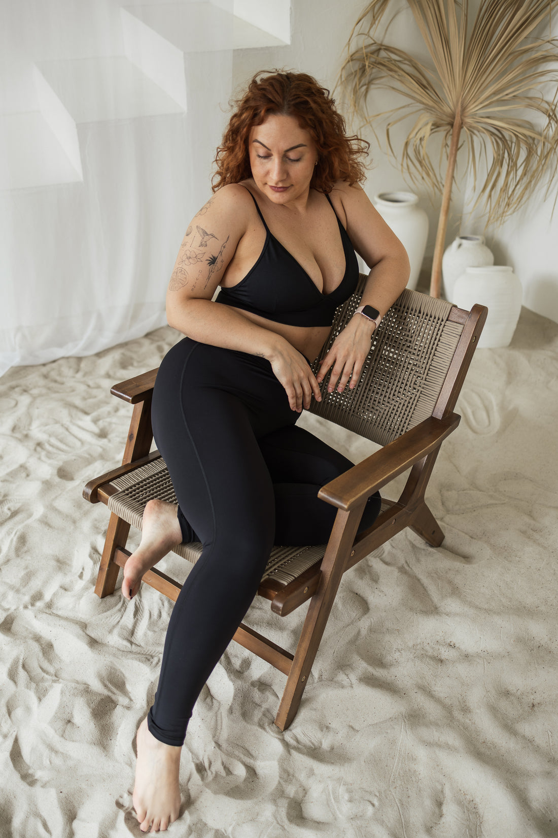 Black Performance Sculpt Tights (Extended Length)