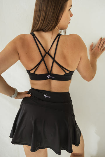 Black Sculpt High Support Bra