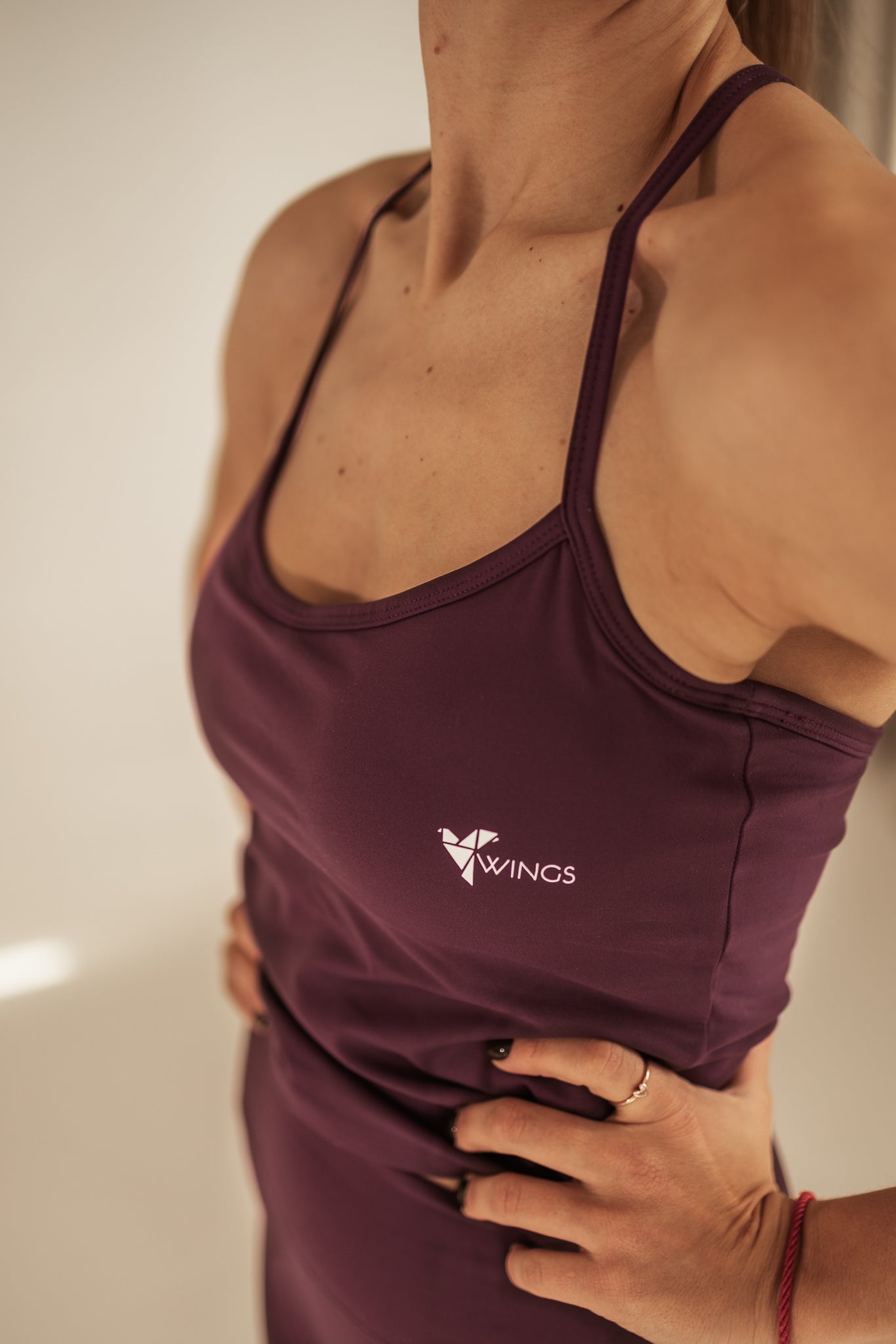 Midnight Plum augsta atbalsta tops