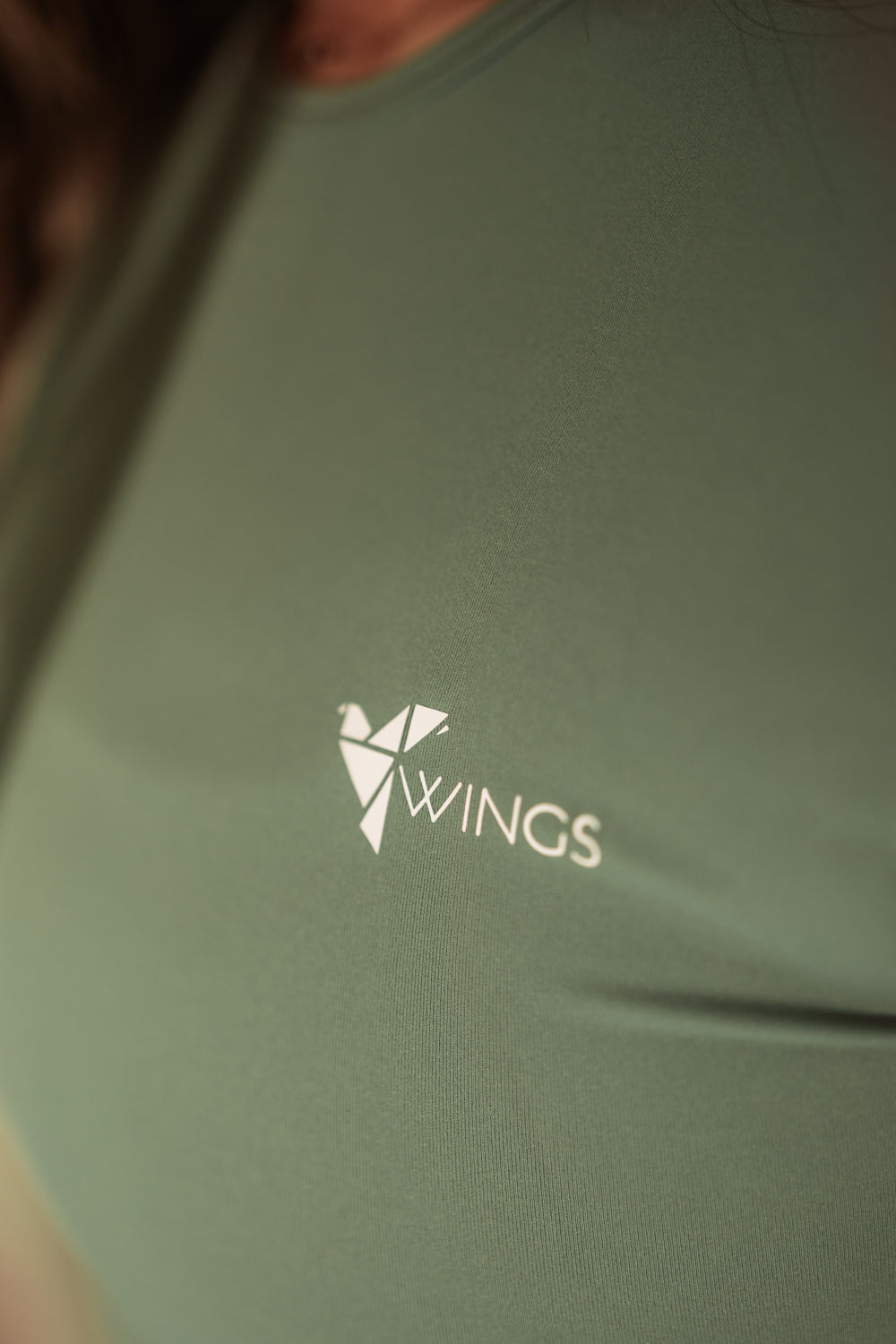 High Stretch Sage Long Sleeve Top