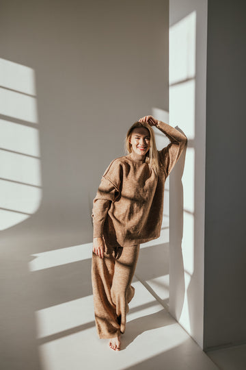 Winter Warmth Sand Loungewear